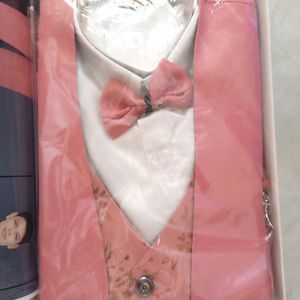 New 7-9 Yrs Royal Pink Suit Blazer For Boys