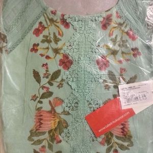 LABEL RITU KUMARFloral Print Fit & Flare Dress