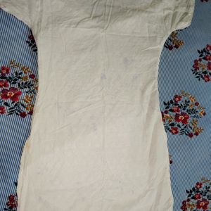 White Kurti For Woman