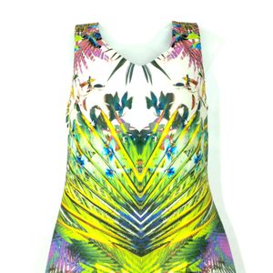 Multicolour Printed Sleeveless Dress (Women)