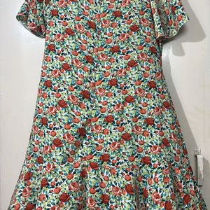 2XL Floral Dress