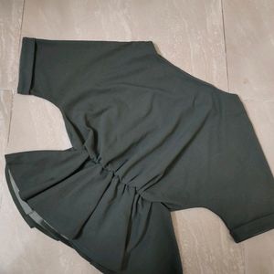 Olive Green Co-ord Set With Belt