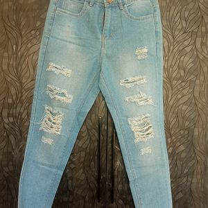 Blue Boyfriend's Jeans