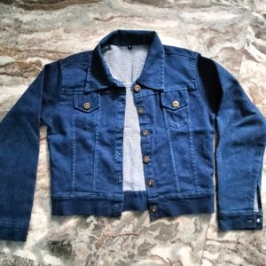 Crop Denim Jacket For Women