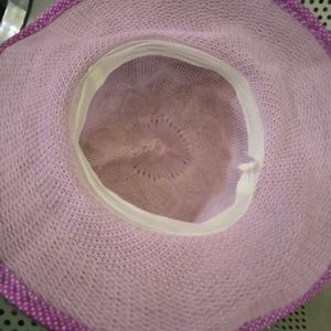 Purple Beach Hat For Women