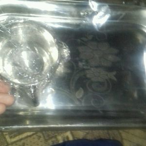 12cups tray steel