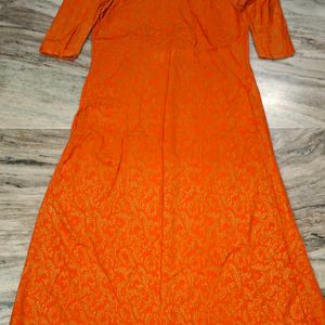 Beautiful Orange Party Wear Kurta🤎