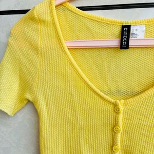 H&M Yellow Top