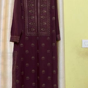 Sale💥💥Grapewine Colour Elegant Kurta✨️