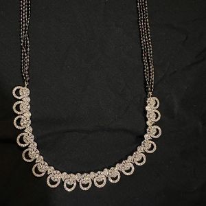 2 in 1 silver ad mangalsutra