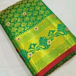 Stone Work Banarsi Saree