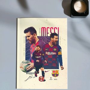 Messi Poster. Football Wall Decor