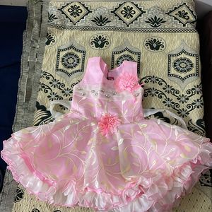 Light Pink Beautiful Dress For Baby Girl