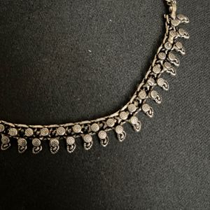 Oxidized Women Chocker Chain