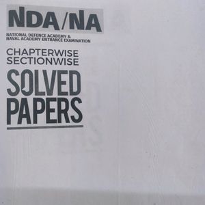 NDA Chapterwise Sectionwise Solved Papers