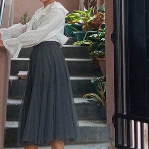 Korean Top And Skirt