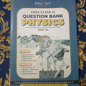 CBSE Question Bank Physics 2023-24