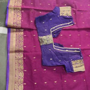 Saree With Blouse (Good Condition)