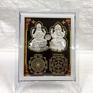 Silver Plated LAXMI Ganesh Ecralic