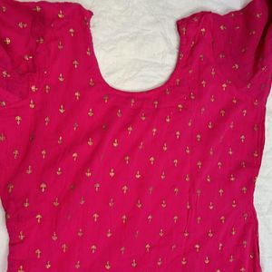 Rose Pink Colour Kurti