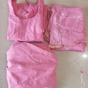 Baby Pink Colour Punjabi Suit💕