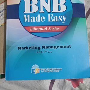 Marketing Management Bba 2nd Year