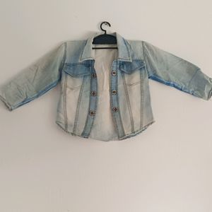 Washed Blue Overcoat (Jacket)