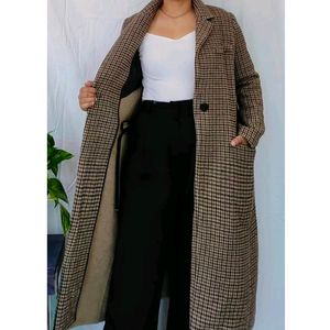 Plaid Overcoat