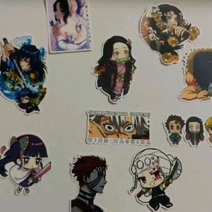 Demon Slayer Stickers  Set Of 10