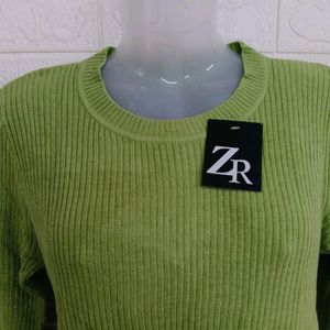 Light Green Woolen Tops