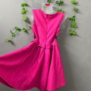 Korean Cute Pink Glitter Dress