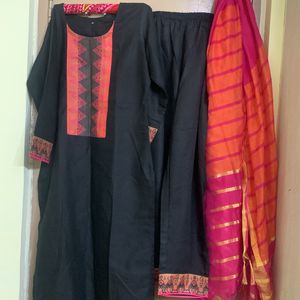 Kurta Set With Designer Dupatta