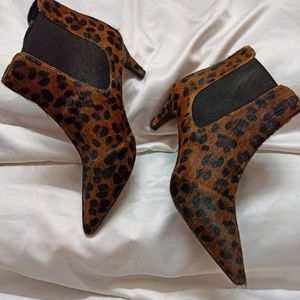 Leopard Print Boots