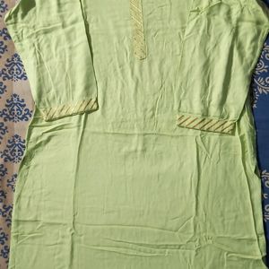 Women Green Elegant Kurti