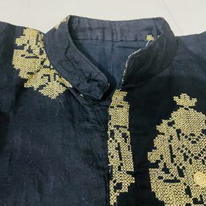 Navy Blue Kurta  Pattani Patan