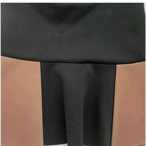 Black/Brown Short Skirt