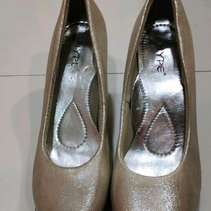 Shimmery Silver Stilettoes