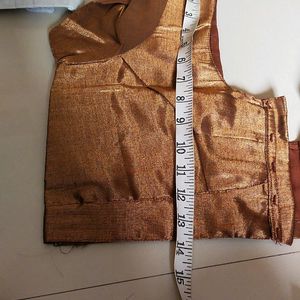 Stictched Brown Color Blouse