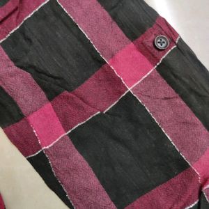 Red & Black Plaid Shirt