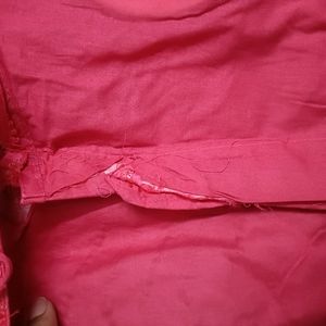 Raani Pink Colour Blouse With Pads