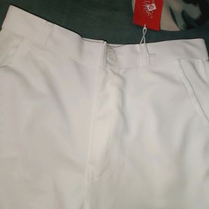 White Cargo Pants