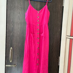 Pink Midi Dress