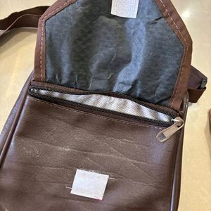 Coffee Brown Sling Bag