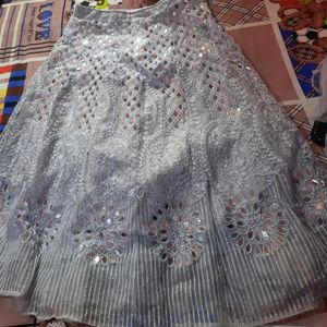 Beautiful Lehanga Choli With Shrug And Dupatta