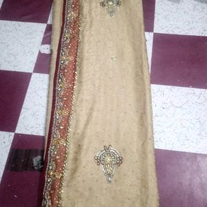 Beutiful Kundan Work Saree