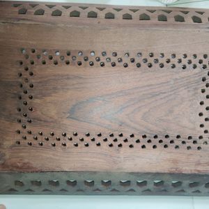 NEW WOODEN SERVING TRAY