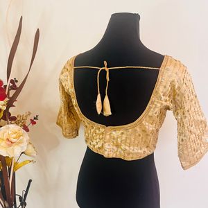 Brand New Designer Golden Blouse