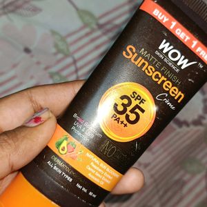 Wow Matte Sunscreen