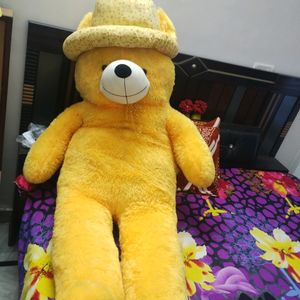 6 Feet Teddy Bear In Yellow Colour