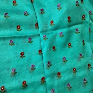 Saree With Stiched Blouse